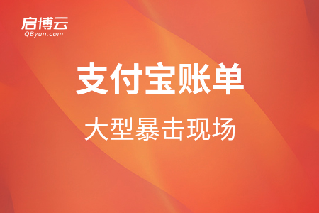 支付宝年度账单，大型暴击现场！